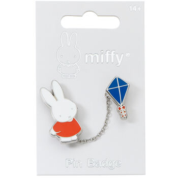 Miffy Flying Kite Pin Badge, 4 of 4