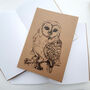A5 Owl Notebook In A Choice Of Plain Or Lined Paper, thumbnail 12 of 12