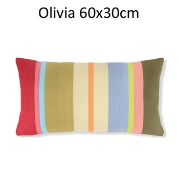 Colourful Vibrant Soft Long Cushion 60x30cm, 3 of 6