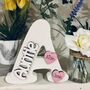 Personalised Auntie A Letter Ivory Birthday Gift, thumbnail 8 of 10