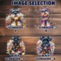 Personalised Schnauzer In Christmas Lights, thumbnail 2 of 12
