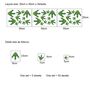 New! Green Dinosaur Footprints Removable Wall Stickers, thumbnail 5 of 5