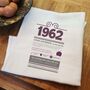 Personalised 60th Birthday Gift Microfibre Tea Towel, thumbnail 3 of 10