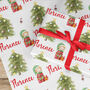 Personalised Christmas Wrapping Paper Boys Girls A2, thumbnail 1 of 4