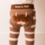 Neutral Highland Cow Leggings, thumbnail 1 of 5