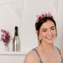 'Bride To Be' Colourful Floral Bridal Headband, thumbnail 1 of 6