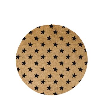 Circular Stars Print Doormat, 4 of 4