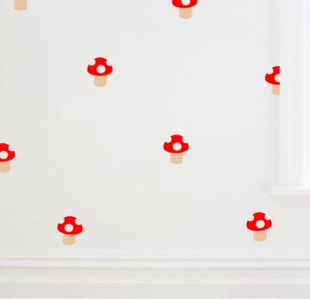 Toadstool Wall Stickers, 3 of 3