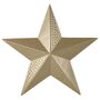 Gold Hammered Metal Star 35cm Christmas Decoration, thumbnail 2 of 3