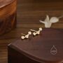 Sterling Silver Tiny Cz Trio Constellation Stud Earrings, thumbnail 2 of 10