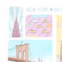 New York Landmarks Fine Art Print, thumbnail 3 of 5