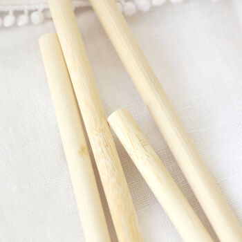 Sass And Belle Set Of Six Bamboo Straws, 3 of 4