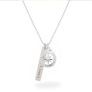 Coordinates Travel Safe Tag Necklace, 8 of 10