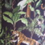 Jungle Print Lampshade With Cranes And Tigers, thumbnail 7 of 10