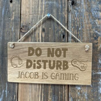 Personalised Gaming Bedroom Sign, 2 of 3