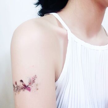 Love Birds Temporary Tattoo, 2 of 7