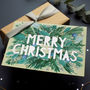 Merry Christmas Luxury Papercut Christmas Card, thumbnail 4 of 6