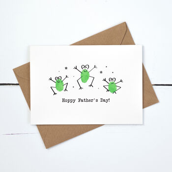 Fingerprint Froggy Father's Day Card Making Kit, 3 of 7