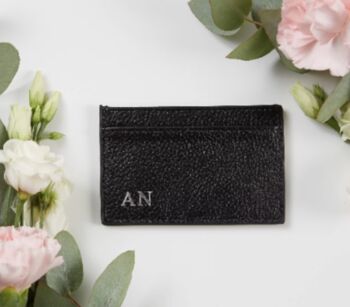 Personalised Leather Cardholder, 3 of 11
