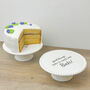 White Ceramic Cake Stand And Cake Plate Gift For Bakers, thumbnail 11 of 12