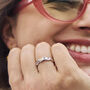 Pastel Jewelled Wiggle Ring, thumbnail 3 of 12