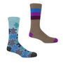 Chopper Fawn And Jigsaw Blue Men's Socks Bundle, thumbnail 1 of 4