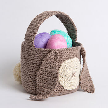 Easter Bunny Bag Crochet Kit Cotton Collection, 2 of 12