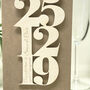 Personalised Your Engagement Date Card, thumbnail 4 of 8