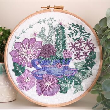 Succulents Modern Embroidery Pattern, 2 of 9
