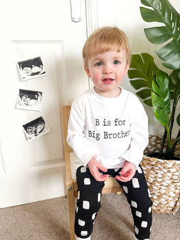 B Is For Big Brother, Sibling Announcement Top, 5 of 6