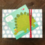 Happy Birthday Stegosaurus Card, thumbnail 1 of 5