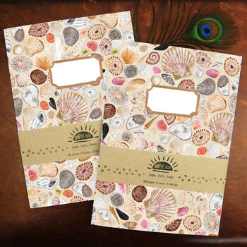 Conchae Sea Shell Print A5 Lined Journal, 6 of 10