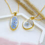 Forget Me Not Pressed Flower Necklace, thumbnail 3 of 8