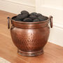 Hammered Copper Fireside Coal Bucket, thumbnail 1 of 5