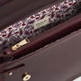 Ruby Cherry Red Structured Medium Tote, thumbnail 7 of 8