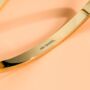 Minimalist Gold Polaris Guiding Heart Bangle Bracelet, thumbnail 6 of 10