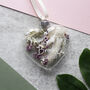 Wedding Floral Glass Bauble Keepsake, thumbnail 7 of 12