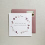 Edith Floral Maid Of Honour Card, thumbnail 1 of 3