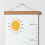 Personalised Noah's Ark Height Chart Christening Gift, thumbnail 2 of 5