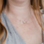 The Laurel Personalised Necklace, thumbnail 7 of 8