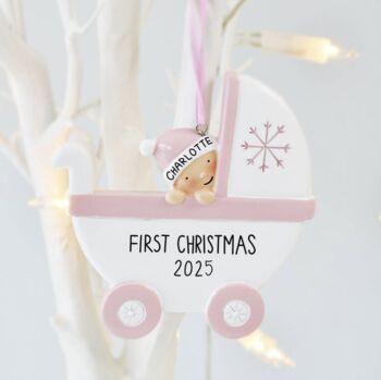 Personalised Babies Christening Decoration, 2 of 3