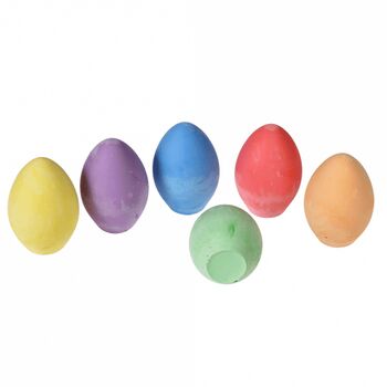 Six Coloured Chalk Eggs, 4 of 5