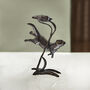 Miniature Bronze Otter Sculpture 8th Anniversary Gift, thumbnail 1 of 12