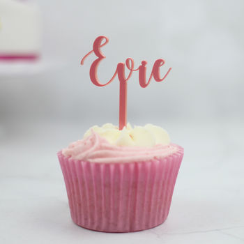 Personalised Name Cupcake Topper, 3 of 3