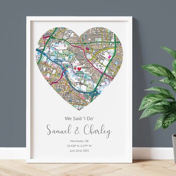 Our New Home Ordnance Survey Landranger Personalised Map Print New Home Gift, 2 of 12