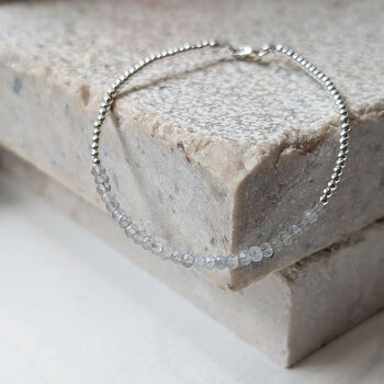 Labradorite And Sterling Silver Bracelet, 4 of 8