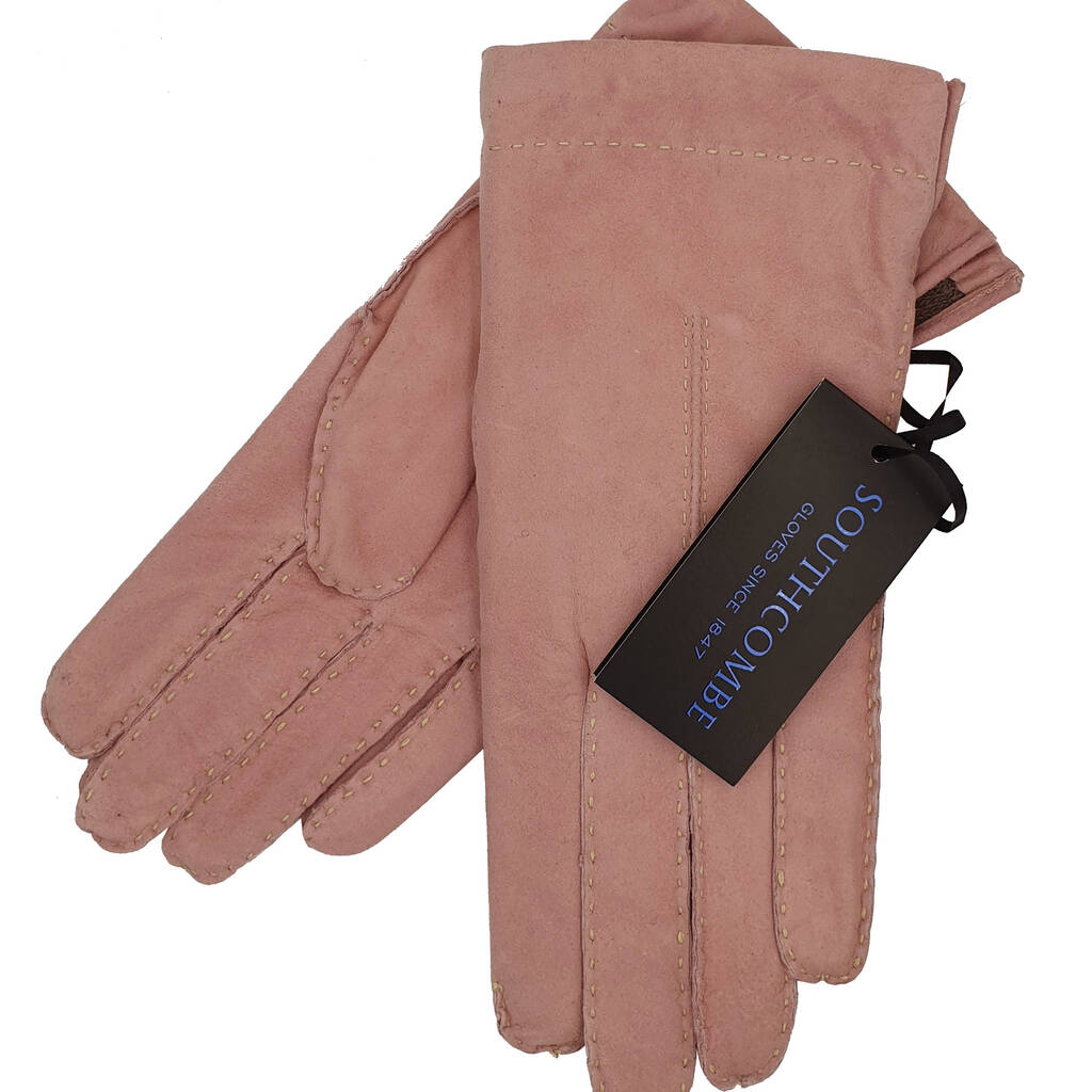 Betty. Women's Hand Sewn English Suede Gloves By Gloves