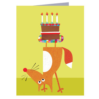 Mini Topsy Turvy Fox Card, 2 of 4