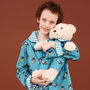 Space Boys Astronaut Pyjama Set With Teddy Bear, thumbnail 1 of 6