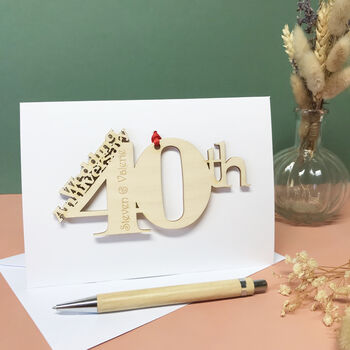 Personalised Anniversary Card, 10 of 12